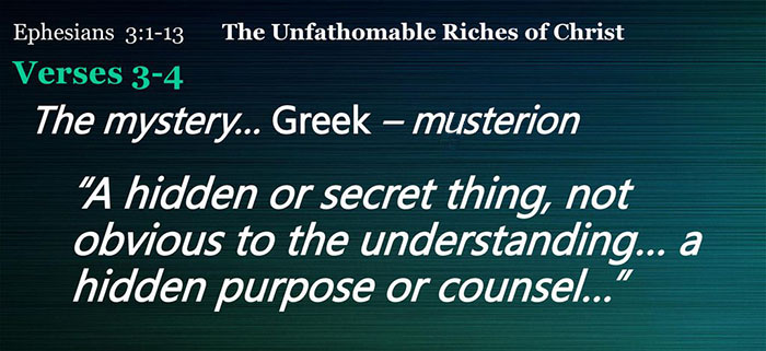 Greek Word Musterion