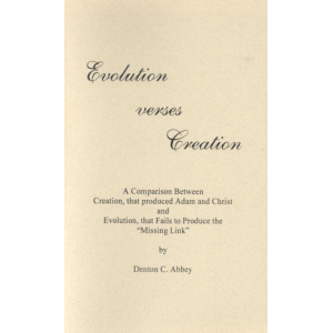 Evolution VS Creation in PDF