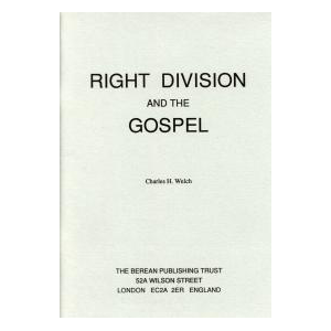 Right Division and the Gospel in PDF