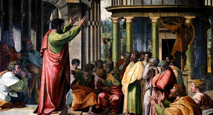 Apostle Paul Teaching Gentiles